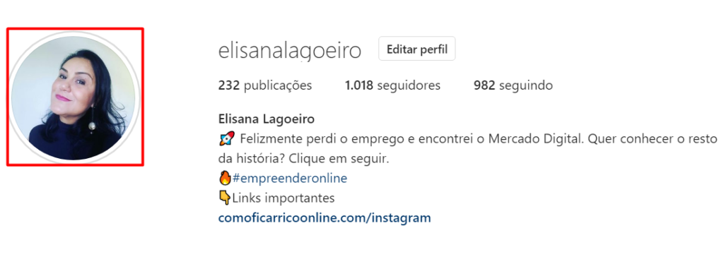 Biografia para Instagram Foto